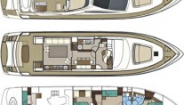 Motor Yacht Stinray M -  Layout